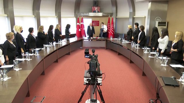 Kılıçdaroğlu, partisinin Kadın Kolları üyelerini kabul etti - ANKARA