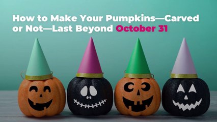 How to Make Your Pumpkins—Carved or Not—Last Beyond October 31