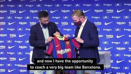 Koeman pledges 'changes' to restore Barca's prestige