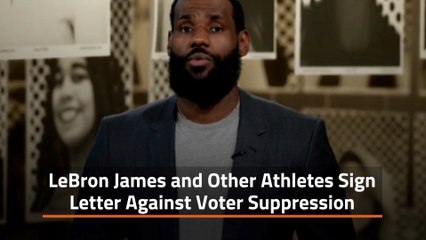 LeBron James Stands Up Against Voter Suppression