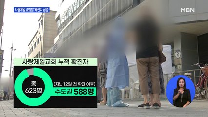 "전국 대유행 절체절명 위기"…사랑제일교회 누적 623명