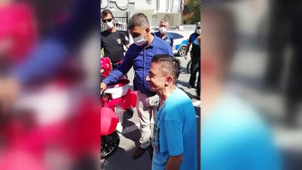 Polisten hasta gence akülü motosiklet sürprizi - HATAY