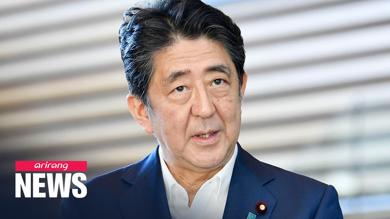 Japanese Prime Minister Shinzo Abe returns to work after 3-day break
