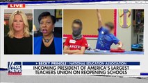 Martha gets into heated argument with president of largest teachers union