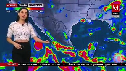 Sandy Tok nos da el pronóstico del tiempo para este miércoles 19 de agosto