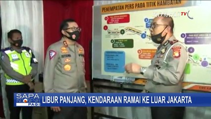 Libur Panjang Akhir Pekan, Kendaraan Ramai ke Luar Jakarta