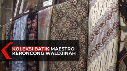 Melihat Koleksi Batik Sang Maestro Keroncong Waldjinah.