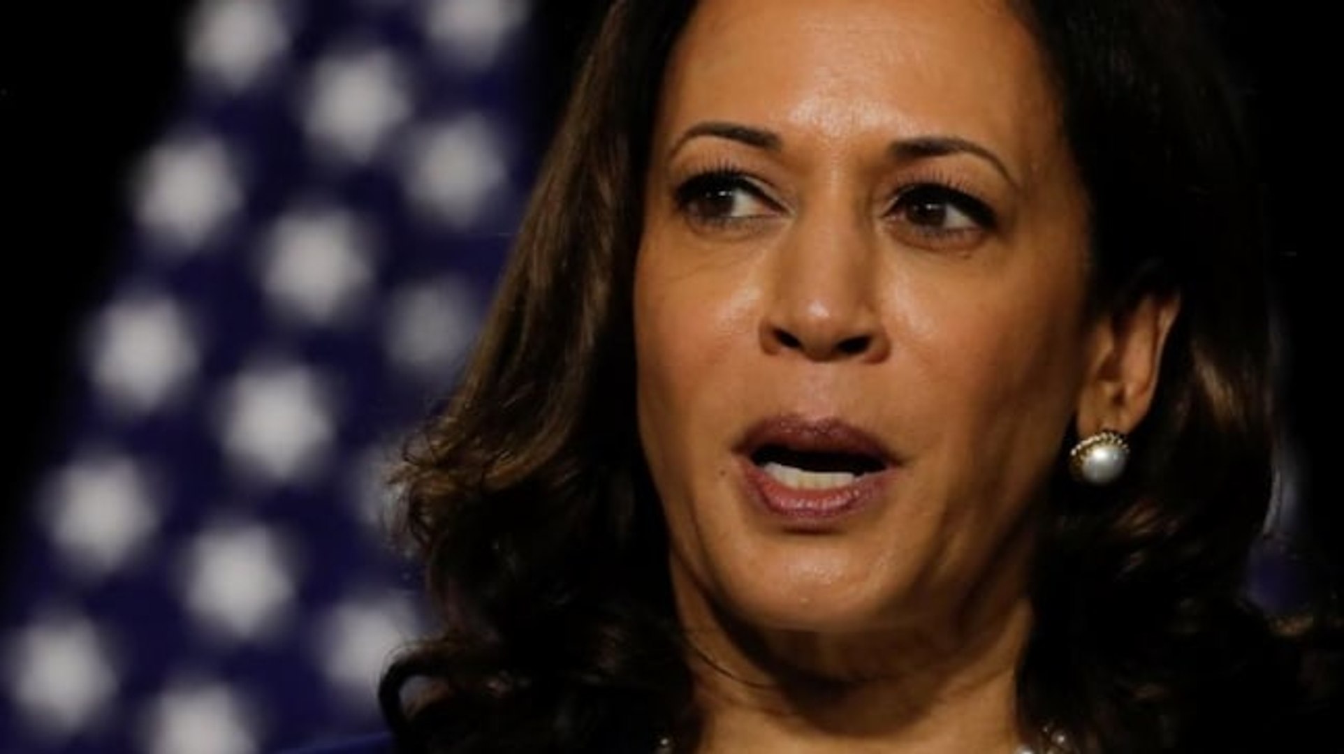 Kamala Harris accepts US vice presidential nomination