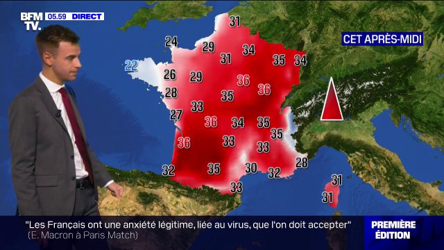 Jusqu'à 36°C... Ce jeudi s'annonce chaud et globalement ensoleillé
