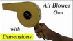 DIY Air Blower | Cardboard Mini Air Blower | How to Make Air Blower At Home | Homemade Air Blow Gun | Creative Ideas with Cardboard