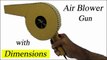 DIY Air Blower | Cardboard Mini Air Blower | How to Make Air Blower At Home | Homemade Air Blow Gun | Creative Ideas with Cardboard
