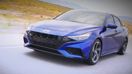 2021 Hyundai Elantra N Line Driving Video