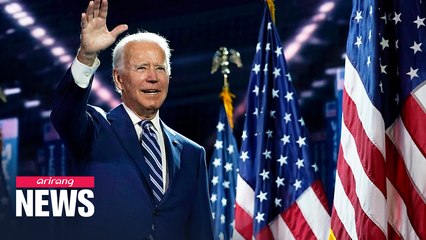 Kamala Harris accepts Democratic vice-presidential nomination