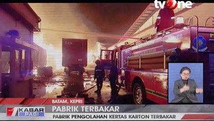 PT Dehong Paper Industry Ludes Diamuk Si Jago Merah