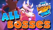 New Super Lucky's Tale All Bosses | Boss Fights  (Switch)