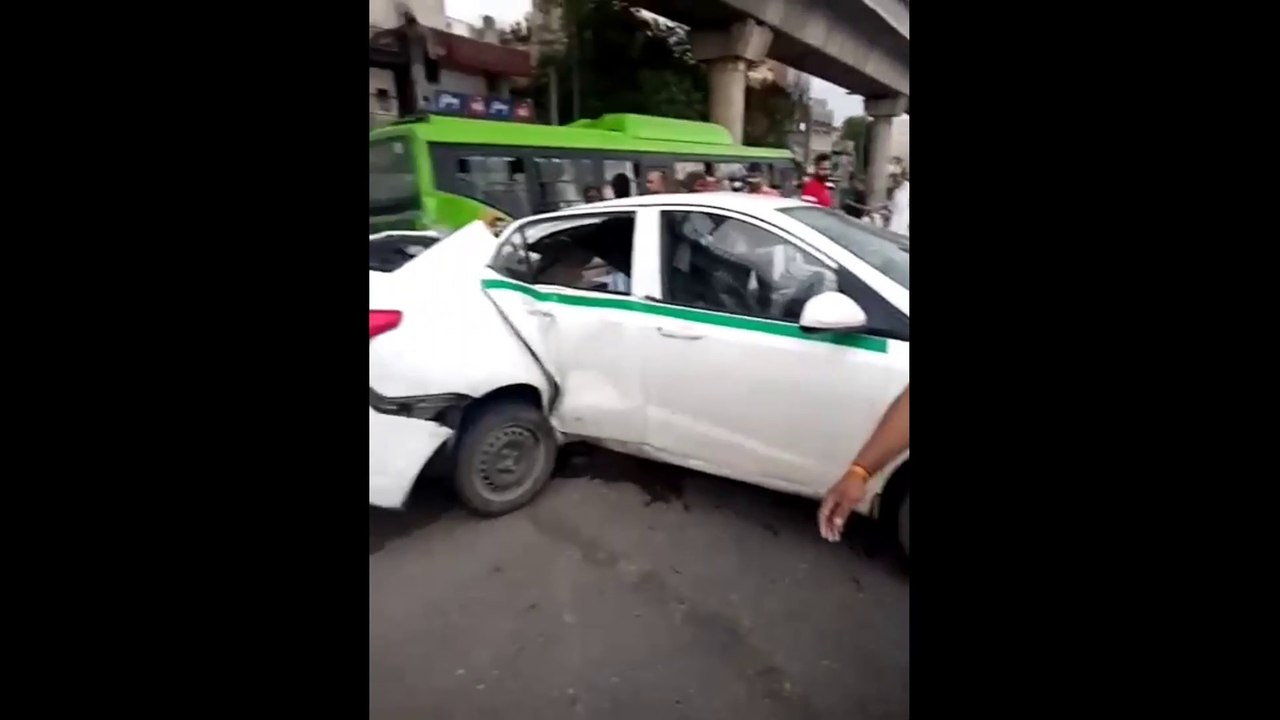Hyundai Xcent Accident