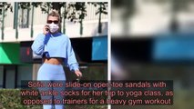Sofia Richie Heads To Yoga Class After Scott Disick Flirts With Kourtney Kardashian On IG