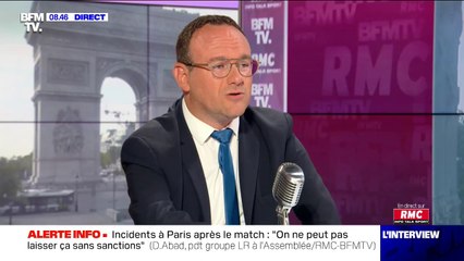 Damien Abad (LR): "Ce que je souhaite, c'est que la droite ait un candidat à l'élection présidentielle"