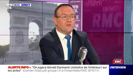 Damien Abad n'est "pas favorable" à la gratuité des masques