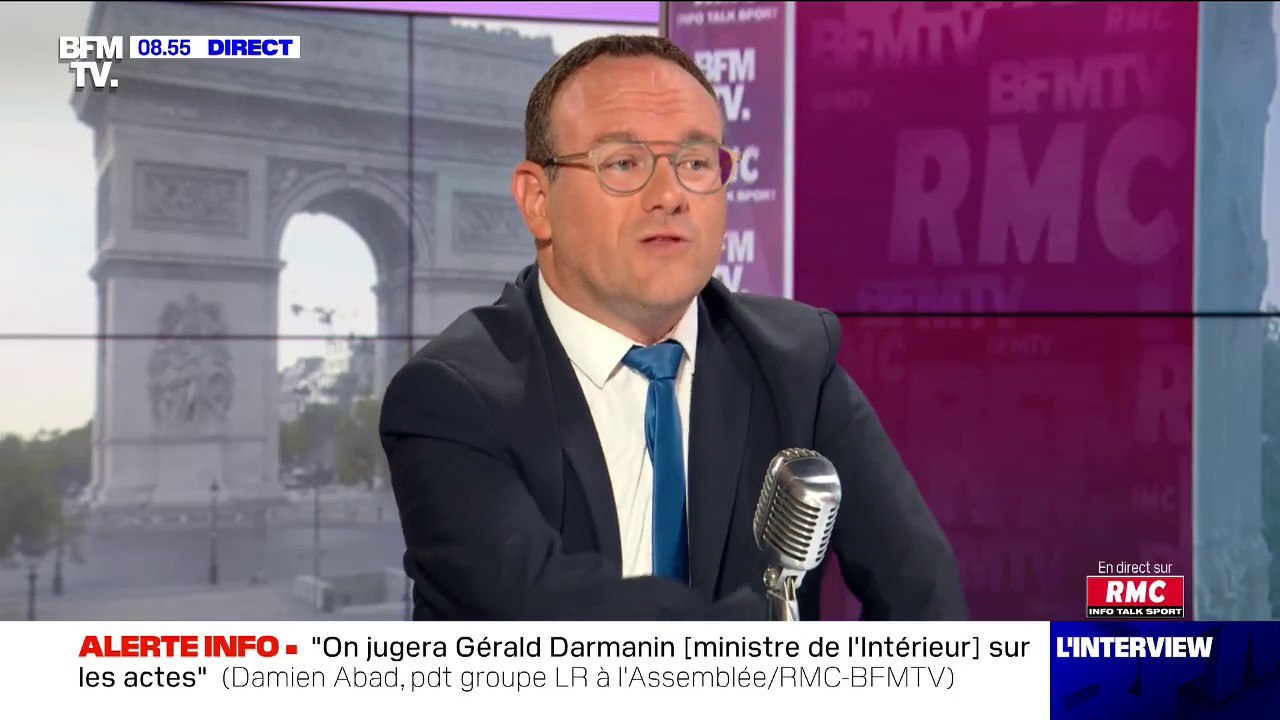 Damien Abad n'est "pas favorable" à la gratuité des masques