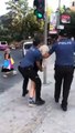 Polisten İstanbul'da maske takmayan kadına sert müdahale