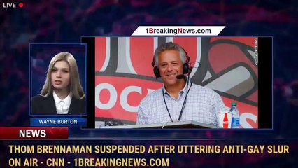 Thom Brennaman suspended after uttering anti-gay slur on air - CNN - 1BreakingNews.com