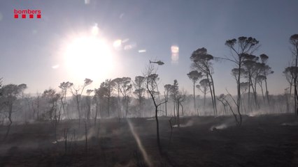 Incendio en Caldes de Malavella