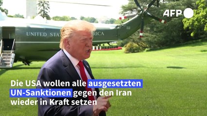Trump will alle Iran-Sanktionen wieder in Kraft setzen