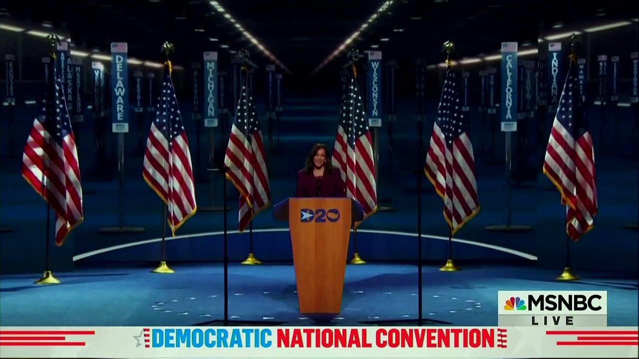 Kamala Harris Delivers Impassioned DNC Address - We Have a Chance to Change the Course of History