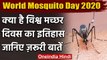 World Mosquito Day 2020: क्या है विश्व मच्छर दिवस का इतिहास जानिए ज़रूरी बातें | वनइंडिया हिंदी