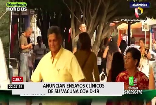 Cuba comenzará ensayos clínicos de su vacuna contra el COVID-19