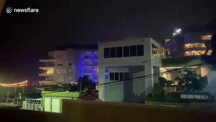 Hurricane Genevieve brings strong wind and rain to Mexico’s Baja California