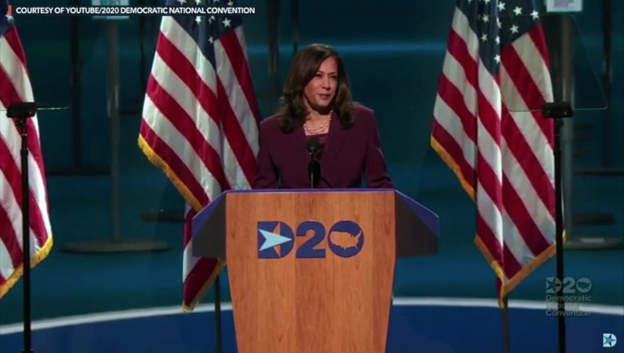 Kamala Harris delivers speech at 2020 Democratic National Convention