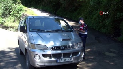 Güneysu İlçesi'nde 3 köy karantinaya alındı