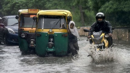 Severe waterlogging in several parts of Delhi after rain
