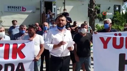 Amasyalı çiftçilerden Tarım Kredi Kooperatifine 'yüksek faiz' tepkisi