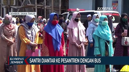 Santri Asal Jember Difasilitasi Rapid Test dan Transportasi Kembali ke Pesantren