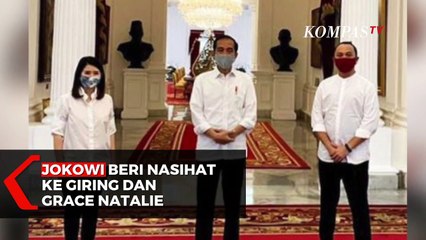 Jokowi Beri Nasihat ke Giring dan Grace Natalie