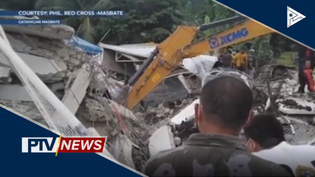 Bilang ng mga pamilyang naapektuhan ng lindol sa Masbate, umabot na sa halos 900