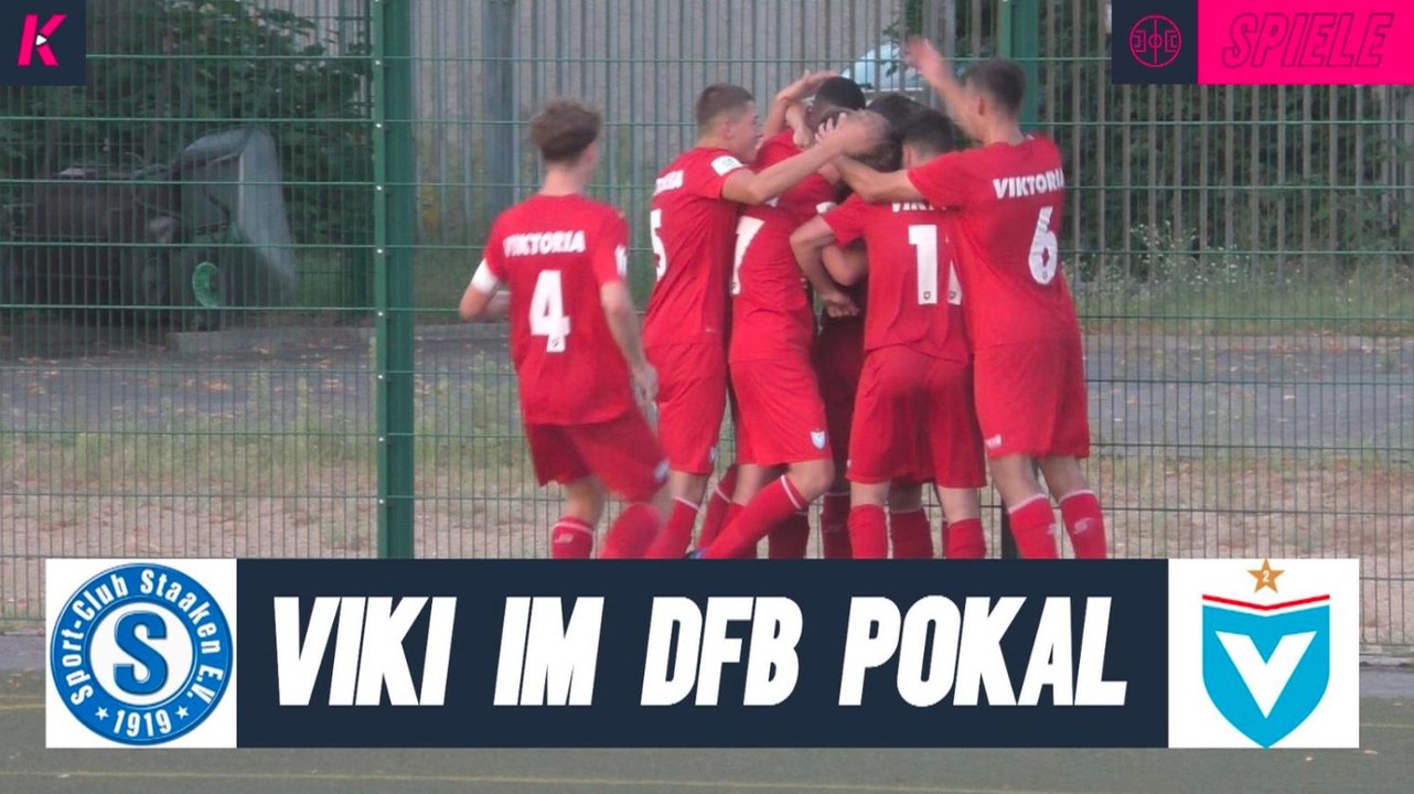 Viki und Gumaneh schießen sich in den DFB-Pokal | SC Staaken U19 - FC Viktoria 1889 Berlin U19 (Halbfinale, Pokal der A-Junioren)