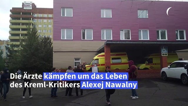 Ärzte kämpfen um das Leben von Kreml-Kritiker Nawalny