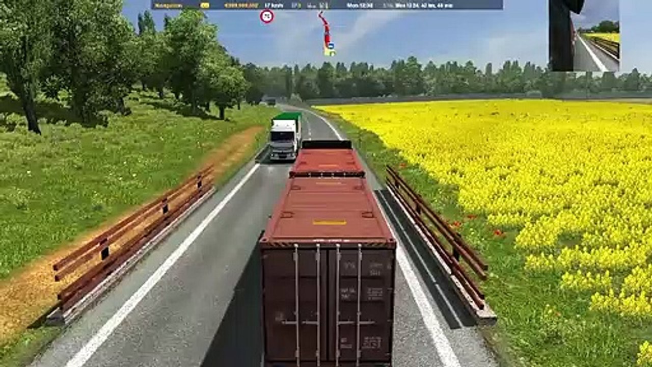 test EURO TRUCK SIMULATOR Gameplay pc with logitech g29