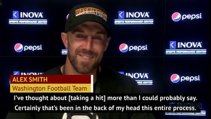 AMERICAN FOOTBALL: NFL: Alex Smith has thought about taking a hit 'more than I can say'