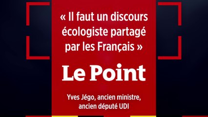 Yves Jégo : « Il faut un discours écologiste partagé par les Français »