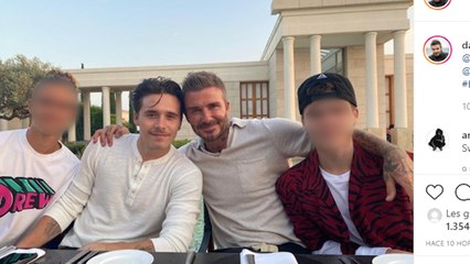 David Beckham presume de chicos en la foto más familiar del día
