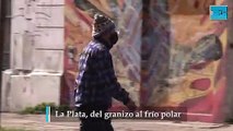 La Plata, del granizo al frío polar