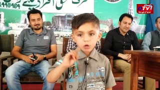 4 year boy speech about knowledge power of knowledge