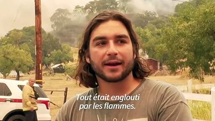 Californie: "tout était englouti par les flammes, c’était terrifiant"