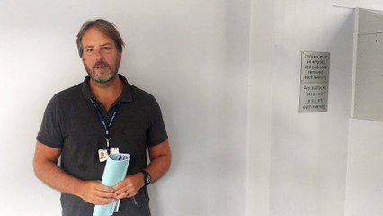 Stewart Vaughan from Priory School Southsea on GCSE results day