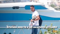 Cristiano Ronaldo finaliza sus vacaciones visitando España